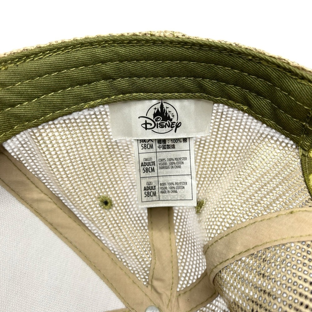 Disney Mickey Mouse Trucker Hat Camo Mesh Snapback Green Tan One Size OSFM - Picture 7 of 8